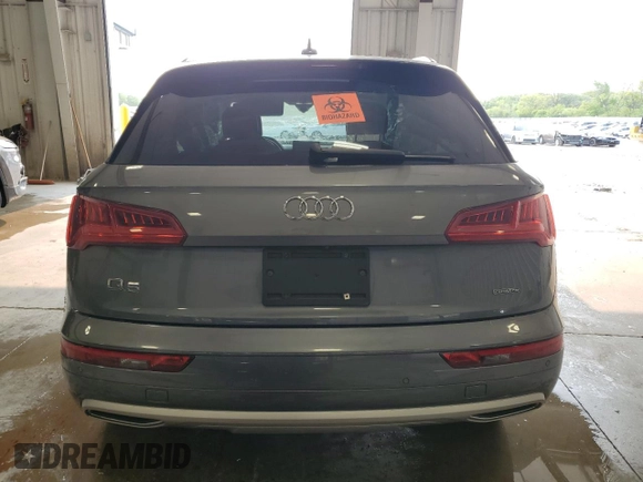 2019 Audi Q5 Premium Plus with VIN WA1BNAFY9K2027261, listed as a Copart auction lot 59042595 with Not provided miles and Salvage title. Bid and sale history available at DreamBid. Image 6.