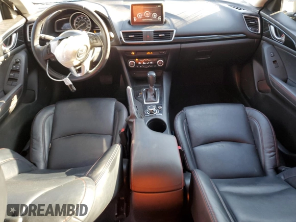 2014 Mazda 3 i Grand Touring with VIN JM1BM1M76E1200859, listed as a Copart auction lot 43520005 with 97,675 mi miles and Salvage Title. Bid and sale history available at DreamBid. Image 8.