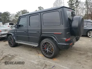 2020 Mercedes-Benz G 63 AMG with VIN WDCYC7HJ5LX334191, listed as a Copart auction lot 42028014 with 46,103 mi miles and Salvage Title. Bid and sale history available at DreamBid. Image 2.