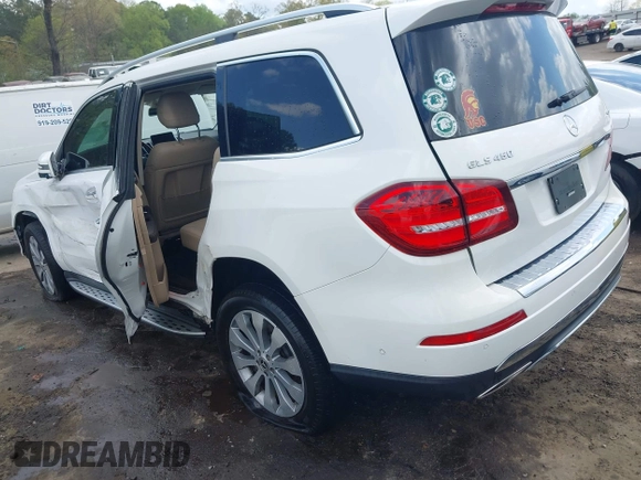 2017 Mercedes-Benz GLS 450 z VIN 4JGDF6EE8HA946436, wystawiony jako IAAI lot #41953284 z przebiegiem 82 528 mil mil oraz . Historia ofert i sprzedaży dostępna na DreamBid. Obrazek 3.