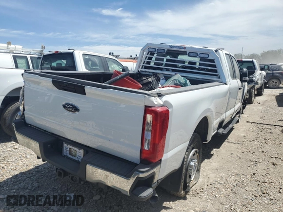 2024 Ford F-350 with VIN 1FT8X3BA0REF08670, listed as a Copart auction lot 52581825 with 12,776 mi miles and Salvage title. Bid and sale history available at DreamBid. Image 3.