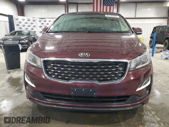 2019 Kia Sedona EX with VIN KNDMB5C17K6543326, listed as a Copart auction lot 81142284 with 76,410 mi miles and Salvage Title. Bid and sale history available at carsss.com. Image 5.