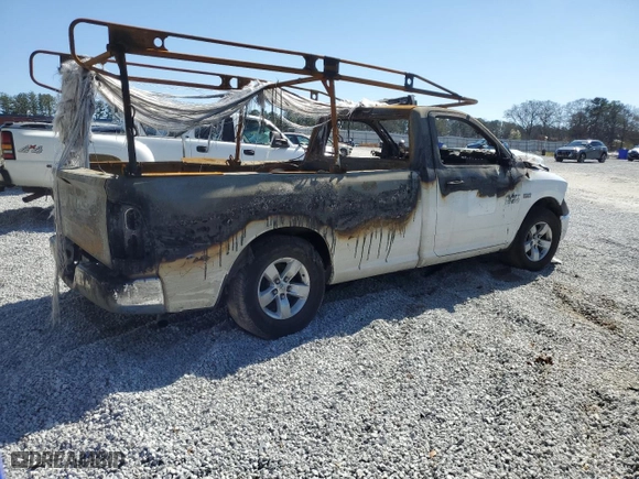 2017 Ram 1500 Tradesman with VIN 3C6JR6DT9HG631829, listed as a Copart auction lot 48333395 with 0 mi miles and Non Repairable. Bid and sale history available at carsss.com. Image 3.