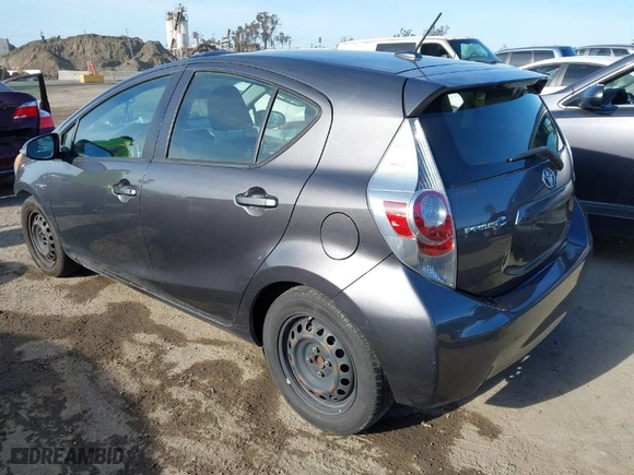 2012 Toyota Prius c One with VIN JTDKDTB34C1019896, listed as a IAAI auction lot 41938946 with 155,804 mi miles. Bid and sale history available at carsss.com. Image 3.