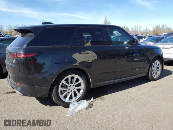 2023 Land Rover Range Rover Sport SE with VIN SAL1P9EU9PA110462, listed as a Copart auction lot 43116984 with 17,497 mi miles and . Bid and sale history available at DreamBid. Image 3.