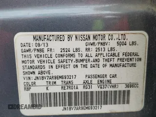 2014 Infiniti Q50 Sport with VIN JN1BV7AR9EM693217, listed as a Copart auction lot 50870335 with 149,854 mi miles and Salvage Title. Bid and sale history available at carsss.com. Image 12.