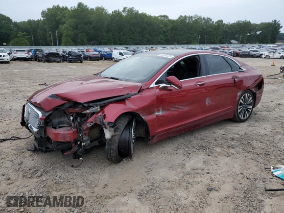 2018 Lincoln MKZ Reserve with VIN 3LN6L5E95JR603870, listed as a Copart auction lot 60395535 with 93,044 mi miles and Salvage title. Bid and sale history available at DreamBid. Image 1.