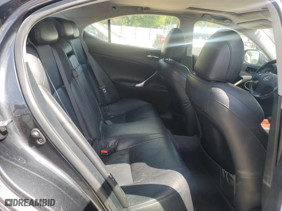 2008 Lexus IS 250 with VIN JTHBK262285063069, listed as a Copart auction lot 51546735 with 186,894 mi miles and Clean Title. Bid and sale history available at carsss.com. Image 10.