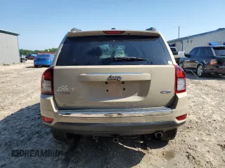 2017 Jeep Compass Latitude with VIN 1C4NJDEB9HD127855, listed as a Copart auction lot 56699735 with 119,046 mi miles and Salvage title. Bid and sale history available at DreamBid. Image 6.