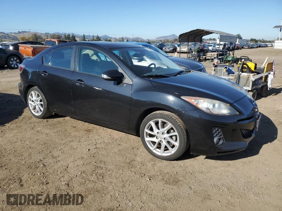 2012 Mazda 3 s Touring with VIN JM1BL1V94C1653104, listed as a Copart auction lot 83624904 with 121,080 mi miles and Salvage Title. Bid and sale history available at carsss.com. Image 4.