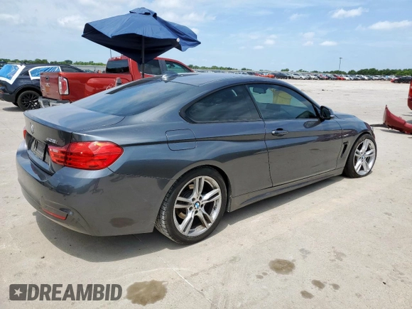 2015 BMW 4 Series 428i z VIN WBA3N3C50FK234690, wystawiony jako Copart lot #60149125 z przebiegiem 53 878 mil mil oraz Szkoda całkowita • Salvage title. Historia ofert i sprzedaży dostępna na DreamBid. Obrazek 3.