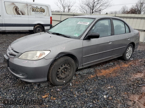 2004 Honda Civic LX with VIN 2HGES16544H532301, listed as a Copart auction lot 85538804 with 69,604 mi miles and Salvage Title. Bid and sale history available at DreamBid. Image 1.