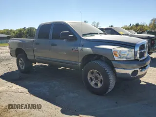 2007 Dodge Ram 2500 SLT with VIN 1D7KS28C07J569325, listed as a Copart auction lot 48978405 with 247,891 mi miles and Salvage Title. Bid and sale history available at carsss.com. Image 4.
