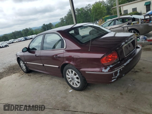 2003 Hyundai Sonata GLS with VIN KMHWF35H43A869994, listed as a Copart auction lot 54252335 with 50,203 mi miles and Salvage Title. Bid and sale history available at carsss.com. Image 2.