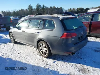 2016 Volkswagen Golf SportWagen TSI S with VIN 3VWC17AU4GM523143, listed as a IAAI auction lot 41181092 with 95,604 mi miles. Bid and sale history available at carsss.com. Image 3.