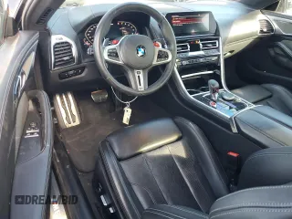 2020 BMW M8 with VIN WBSAE0C00LCD49661, listed as a Copart auction lot 49926535 with 33,098 mi miles and Salvage Title. Bid and sale history available at carsss.com. Image 8.
