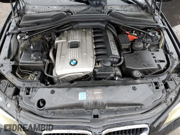 2006 BMW 5 Series 530xi with VIN WBANN73536CN00682, listed as a Copart auction lot 85373094 with 152,183 mi miles and Salvage Title. Bid and sale history available at carsss.com. Image 13.