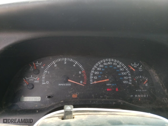 1998 Dodge Ram 1500 with VIN 3B7HC13Z0WG224352, listed as a Copart auction lot 70655734 with 231,762 mi miles and Clean Title. Bid and sale history available at carsss.com. Image 9.
