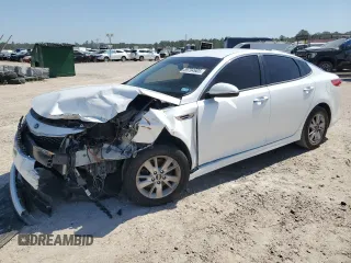 2018 Kia Optima LX z VIN 5XXGT4L34JG218199, wystawiony jako Copart lot #55704985 z przebiegiem 98 596 mil mil oraz Szkoda całkowita • Salvage title. Historia ofert i sprzedaży dostępna na DreamBid. Obrazek 1.