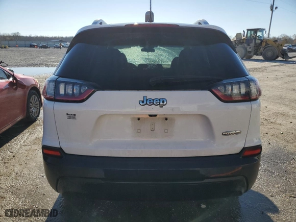 2019 Jeep Cherokee Latitude Plus with VIN 1C4PJLLB8KD154199, listed as a Copart auction lot 87306894 with 136,913 mi miles and Salvage Title. Bid and sale history available at carsss.com. Image 6.