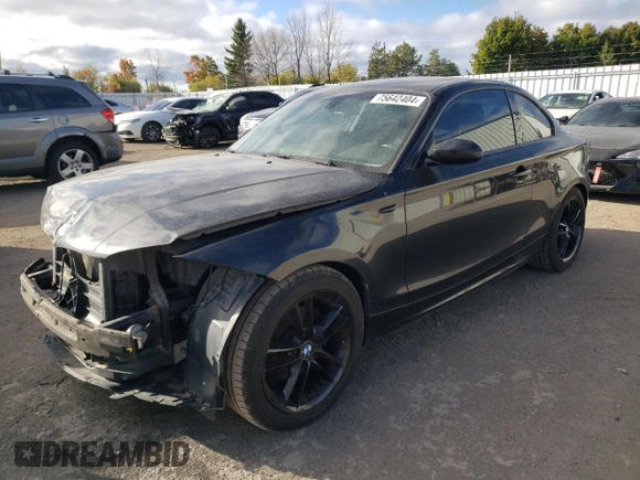 2009 BMW 1 Series 128i with VIN WBAUP73529VK75976, listed as a Copart auction lot 75642404 with 131,653 mi miles and Salvage Title. Bid and sale history available at carsss.com. Image 1.