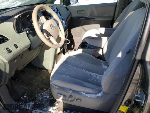 2012 Toyota Sienna LE AAS with VIN 5TDKK3DC2CS218077, listed as a Copart auction lot 88849855 with 208,853 mi miles and Clean Title. Bid and sale history available at carsss.com. Image 7.