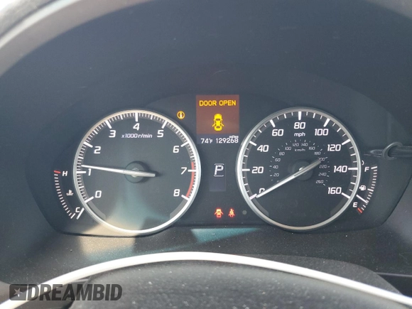 2013 Acura ILX Tech Pkg with VIN 19VDE1F71DE009521, listed as a Copart auction lot 51957595 with 129,268 mi miles and Salvage Title. Bid and sale history available at carsss.com. Image 9.