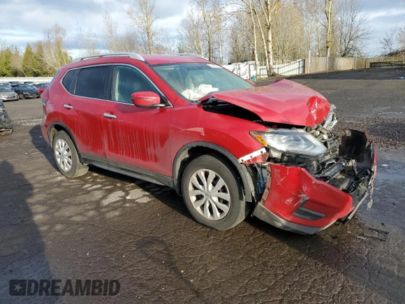 2017 Nissan Rogue S with VIN 5N1AT2MM3HC800169, listed as a Copart auction lot 49184585 with 133,195 mi miles and Salvage Title. Bid and sale history available at carsss.com. Image 4.