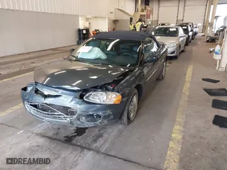 2002 Chrysler Sebring Limited with VIN 1C3EL65R92N272242, listed as a IAAI auction lot 41164755 with 52,086 mi miles. Bid and sale history available at carsss.com. Image 2.
