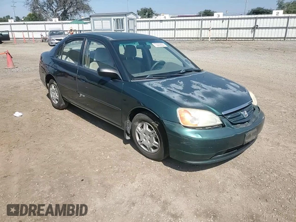 2001 Honda Civic LX with VIN JHMES16541S010074, listed as a Copart auction lot 73239894 with 173,988 mi miles and Salvage Title. Bid and sale history available at carsss.com. Image 11.