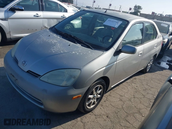 2003 Toyota Prius with VIN JT2BK18U530077749, listed as a IAAI auction lot 41227741 with 91,524 mi miles. Bid and sale history available at carsss.com. Image 2.