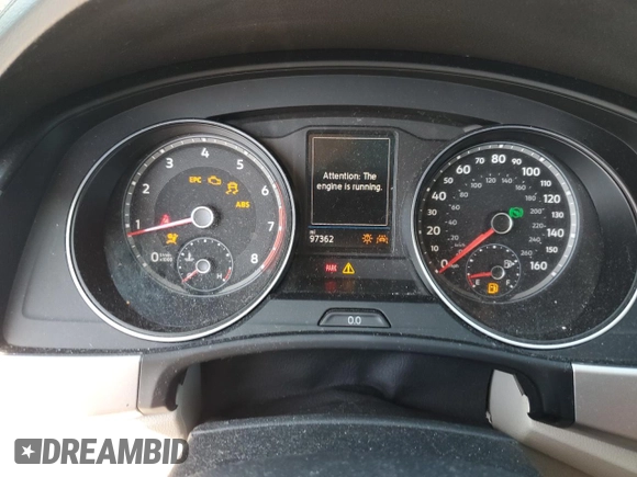 2018 Volkswagen Atlas SEL with VIN 1V2MR2CA4JC579242, listed as a Copart auction lot 56152485 with 97,362 mi miles and Salvage title. Bid and sale history available at DreamBid. Image 9.