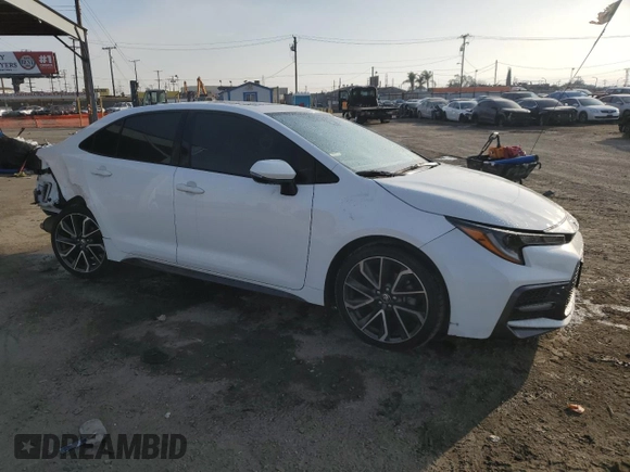 2022 Toyota Corolla SE with VIN JTDP4MCE3NJ085614, listed as a Copart auction lot 43653505 with 41,164 mi miles and Salvage Title. Bid and sale history available at carsss.com. Image 4.