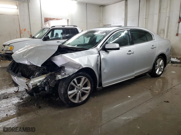 2010 Lincoln MKS with VIN 1LNHL9DR7AG609260, listed as a Copart auction lot 88912585 with 0 mi miles and Salvage Title. Bid and sale history available at carsss.com. Image 1.