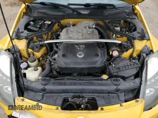 2005 Nissan 350Z Touring with VIN JN1AZ34E15M653473, listed as a Copart auction lot 80001114 with 192,727 mi miles and Non Repairable. Bid and sale history available at DreamBid. Image 11.