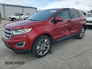 2015 Ford Edge Titanium z VIN 2FMTK3K88FBC33249, wystawiony jako Copart lot #55456935 z przebiegiem 87 526 mil mil oraz Czysty tytuł • Clean title. Historia ofert i sprzedaży dostępna na DreamBid. Obrazek 1.