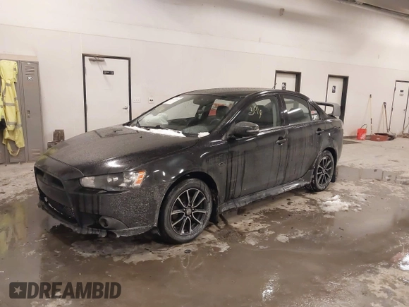 2015 Mitsubishi Lancer SE with VIN JA32V2FW6FU019508, listed as a IAAI auction lot 41633196 with 91,758 mi miles. Bid and sale history available at carsss.com. Image 17.