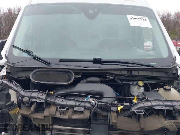 2019 Ford Transit with VIN 1FTYR2CM1KKA03886, listed as a IAAI auction lot 42060822 with 140,305 mi miles. Bid and sale history available at carsss.com. Image 10.