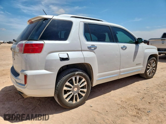 2016 GMC Terrain Denali with VIN 2GKFLRE38G6297159, listed as a Copart auction lot 61888255 with 135,528 mi miles and Clean title. Bid and sale history available at DreamBid. Image 3.
