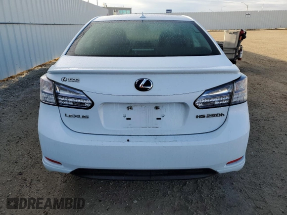 2010 Lexus HS with VIN JTHBB1BA7A2003304, listed as a Copart auction lot 75722344 with 154,641 mi miles and Salvage Title. Bid and sale history available at carsss.com. Image 6.