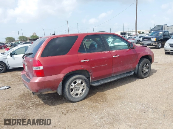 2002 Acura MDX with VIN 2HNYD182X2H510433, listed as a IAAI auction lot 42092644 with 1 mi miles. Bid and sale history available at carsss.com. Image 4.