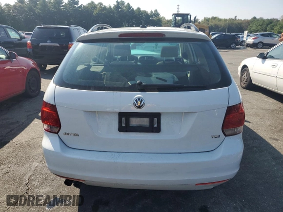 2014 Volkswagen Jetta SportWagen TDI w/Sunroof with VIN 3VWML7AJ8EM615728, listed as a Copart auction lot 71361764 with 84,988 mi miles and Salvage Title. Bid and sale history available at carsss.com. Image 6.