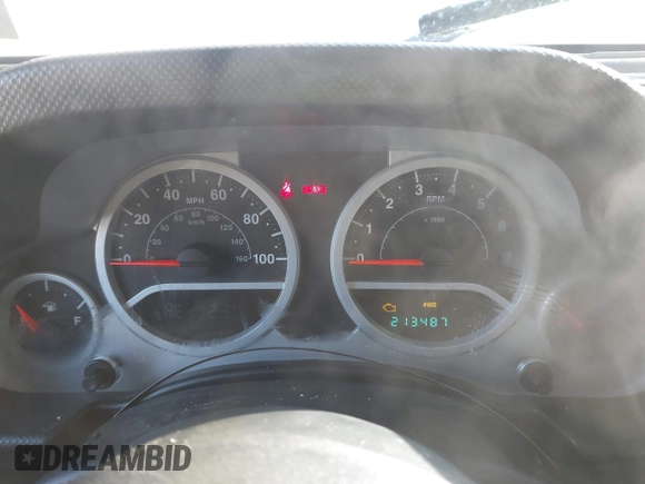2008 Jeep Wrangler Unlimited Rubicon with VIN 1J4GA69198L615547, listed as a IAAI auction lot 41351138 with 213,487 mi miles and . Bid and sale history available at DreamBid. Image 7.