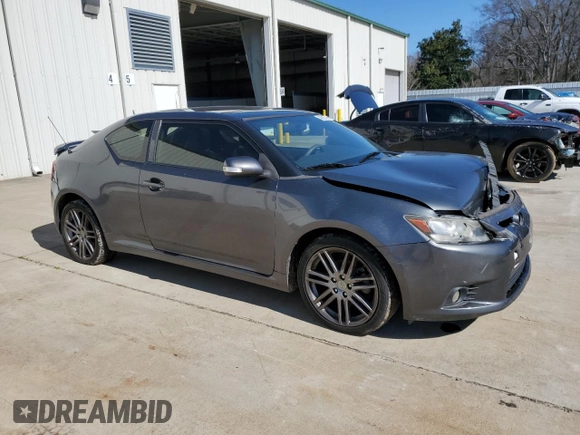 2013 Scion tC with VIN JTKJF5C76D3051704, listed as a Copart auction lot 46220345 with 177,087 mi miles and Salvage Title. Bid and sale history available at carsss.com. Image 4.