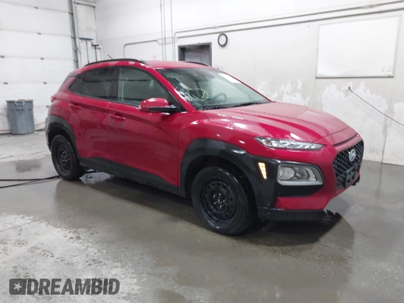 2020 Hyundai Kona SEL with VIN KM8K2CAA6LU537640, listed as a IAAI auction lot 41612563 with 51,838 mi miles. Bid and sale history available at carsss.com. Image 1.