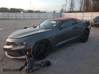 2017 Chevrolet Camaro 2LT with VIN 1G1FD3DS7H0186183, listed as a Copart auction lot 84619414 with 134,872 mi miles and Salvage Title. Bid and sale history available at carsss.com. Image 1.