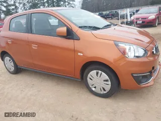 2019 Mitsubishi Mirage ES with VIN ML32A3HJ8KH000856, listed as a IAAI auction lot 41619048 with 25,420 mi miles. Bid and sale history available at carsss.com. Image 1.