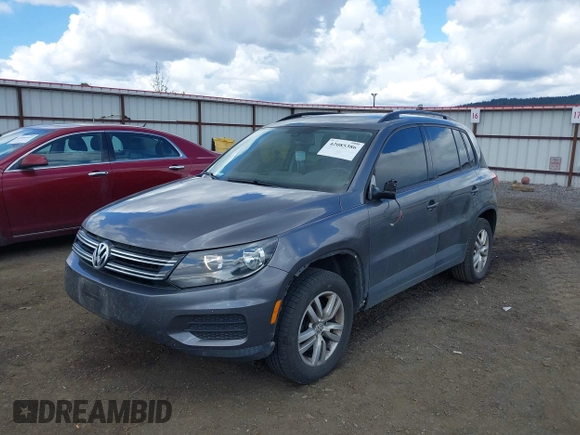 2016 Volkswagen Tiguan S with VIN WVGBV7AX6GW607716, listed as a IAAI auction lot 42085386 with 154,348 mi miles and . Bid and sale history available at DreamBid. Image 18.