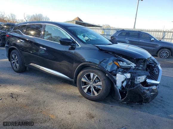 2021 Nissan Murano S with VIN 5N1AZ2AS0MC137977, listed as a Copart auction lot 80531794 with 35,908 mi miles and Salvage Title. Bid and sale history available at carsss.com. Image 4.