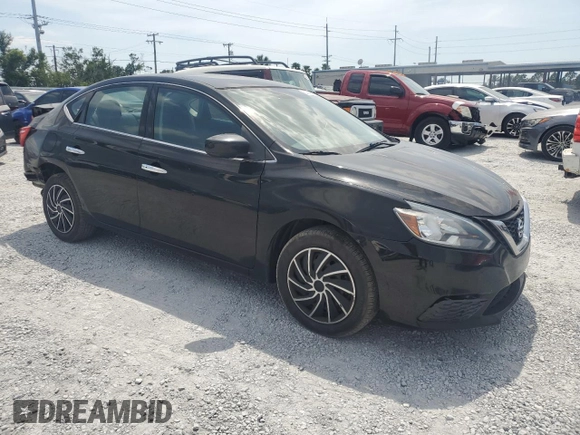 2017 Nissan Sentra SV with VIN 3N1AB7AP1HL653294, listed as a Copart auction lot 54326975 with 114,366 mi miles and Salvage Title. Bid and sale history available at carsss.com. Image 4.